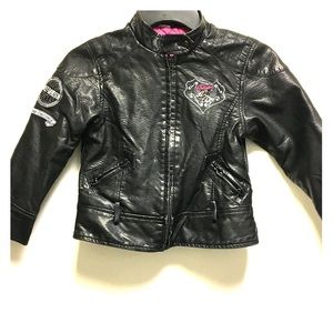 Girls Harley Davidson Genuine Leather Jacket